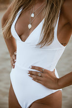 Load image into Gallery viewer, Kahala One piece White Rib